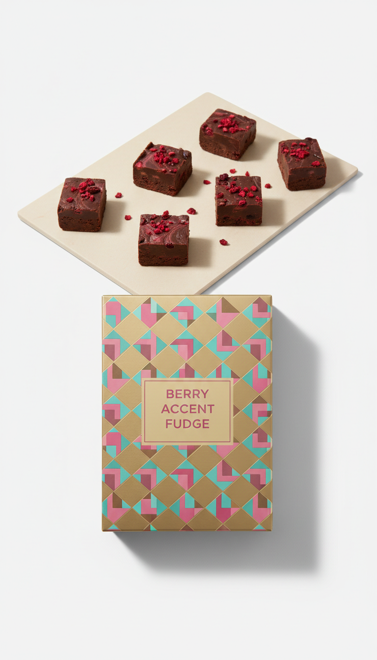 Berry Accent Fudge Signature Box