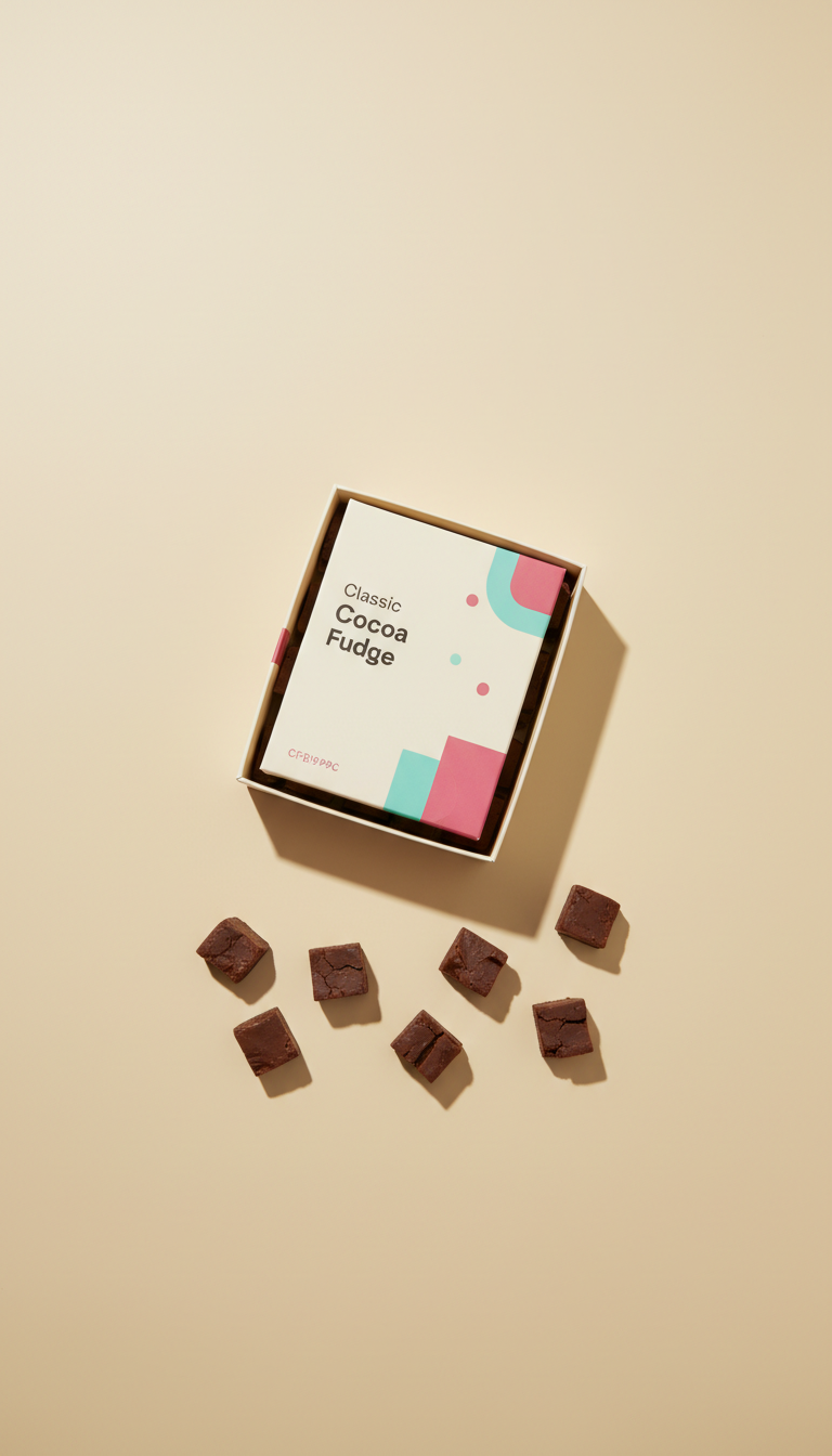 Classic Cocoa Fudge Minimalist Box
